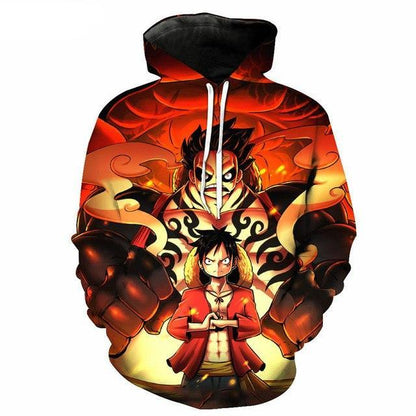 One Piece Luffy 3D Hoodie | Anime Merchandise l Animeplaza