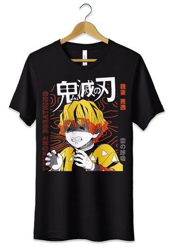 Demon Slayer Zenitsu T-Shirt For Anime Fans | Anime Merchandise l Animeplaza